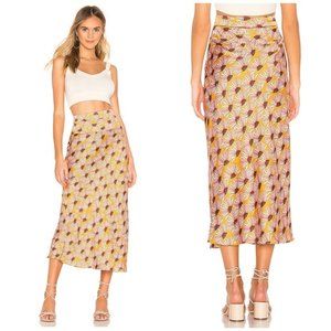 Free People - Normani Bias Floral Midi Skirt